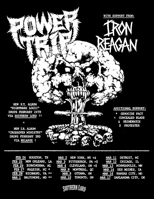 Power Trip and Iron Reagan set for North American tour