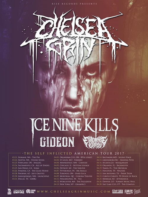 Chelsea Grin streaming new song “American Dream”; announce tour with