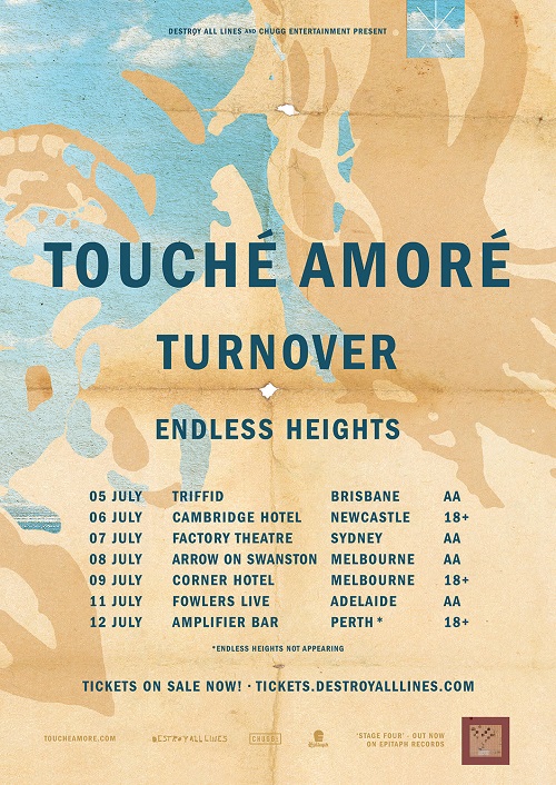 turnover tour australia