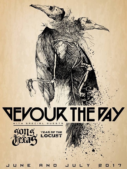 Devour The Day, Sons Of Texas, and Year Of The Locust summer tour dates