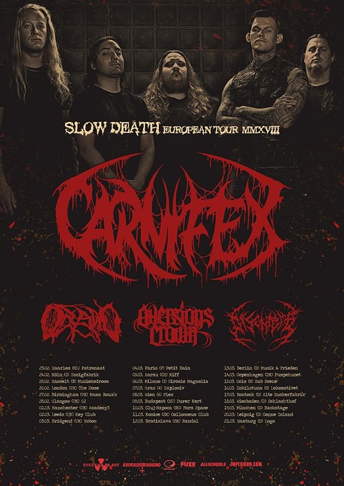 carnifex europe tour