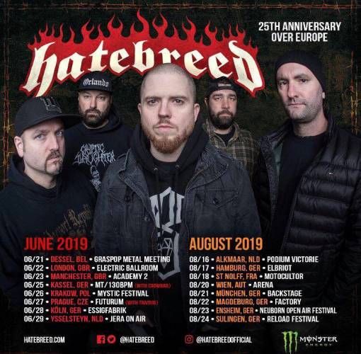 Hatebreed announce European tour dates MetalNerd