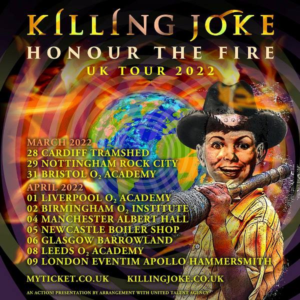 Killing Joke announce Honour The Fire Tour MetalNerd